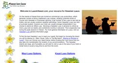 Desktop Screenshot of luauinhawaii.com